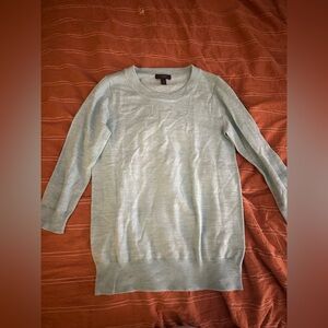 Light blue J-Crew Sweater.